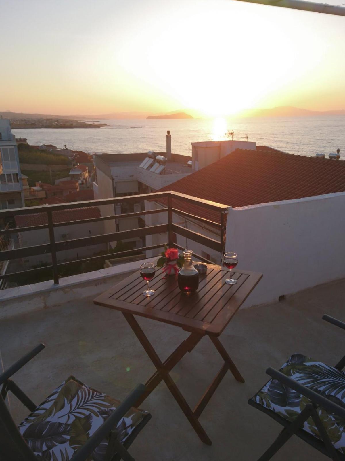 Sunny Family Apartment In Chania Close To The Sea מראה חיצוני תמונה